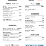 Menu du Corner