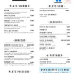les plats et desserts